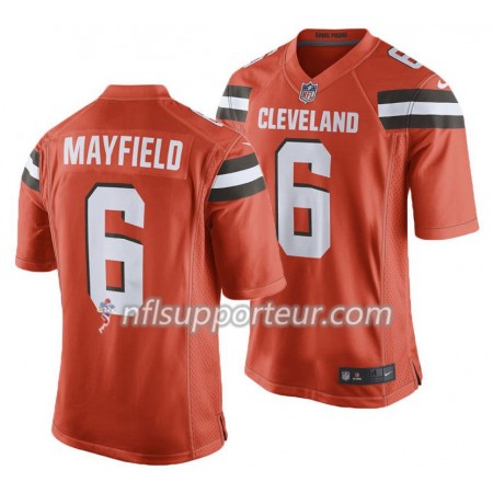 Maillot Homme Cleveland Browns Baker Mayfield 6 Nike Orange